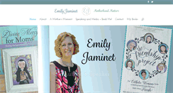 Desktop Screenshot of emilyjaminet.com